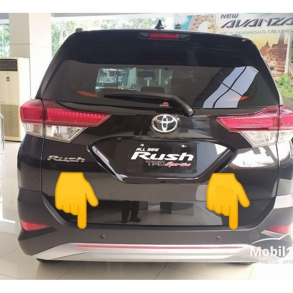 Bemper bumper belakang all new Rush Terios 2018-2021 original