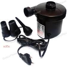 Pompa Elektrik Air Pump Vacuum Angin Hisap Tiup Kasur Pelampung Listrik