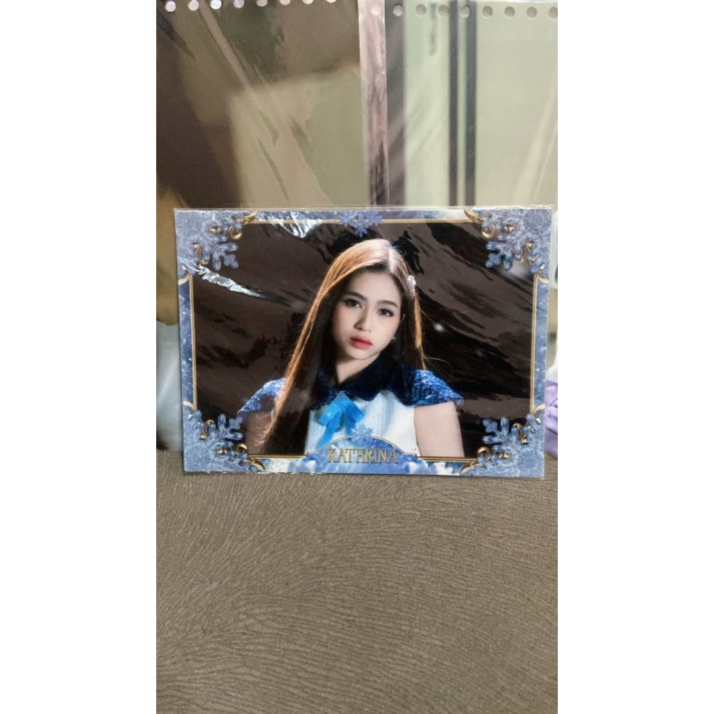 Postcard KATHRINA TFS Benefit Cat 2 Jkt48 official