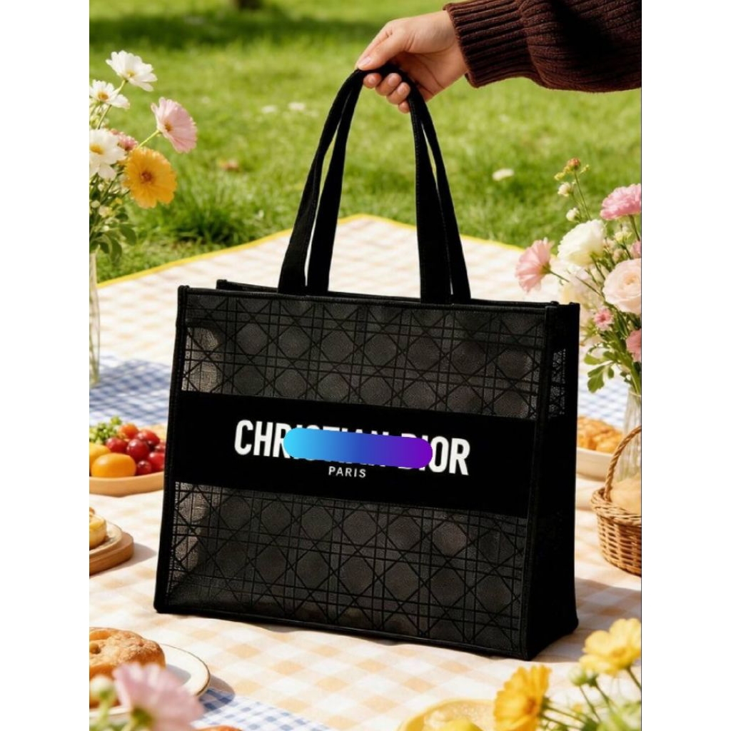 VIP Gift Ori Tote Mesh Black Bag