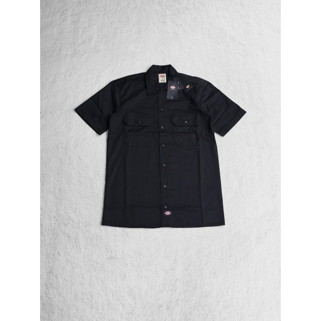 Dickies 1574 Short Sleeve Work Shirt Black