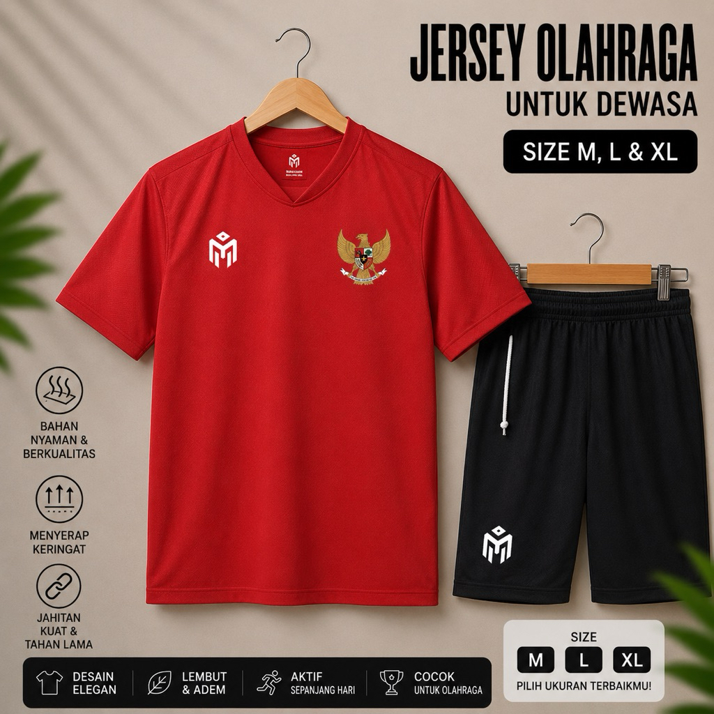 SETELAN JERSEY FUTSAL POLOSAN DEWASA