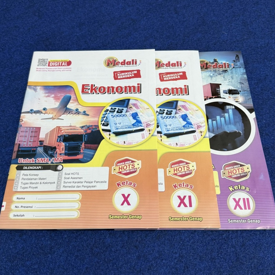 Buku LKS Ekonomi Kelas 10-12 SMA/SMK/MA Semester 2 Berbasis Kurikulum Merdela
