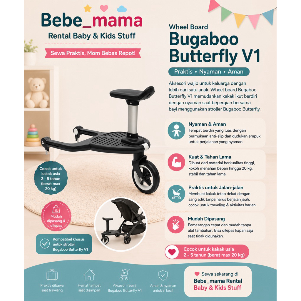 Sewa Confort Wheel Board Bugaboo Butterfly V1