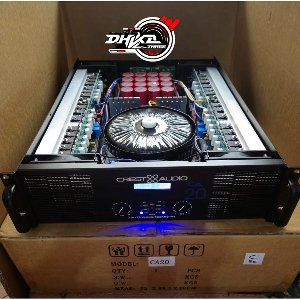 POWER CREST AUDIO CA 20 LED CLASS H Original / Power Crest Audio Ca 20 Led Class H original / power 