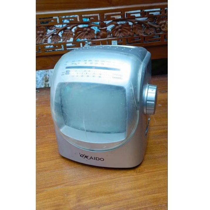 tv mini antik jadul Vintage mati pajangan