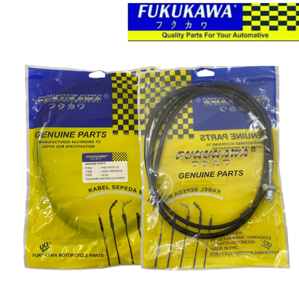 Kabel Rem Belakang Xeon RC Xeon GT Xeon Aerox 125 Karburator Kabel Tali Rem FUKUKAWA