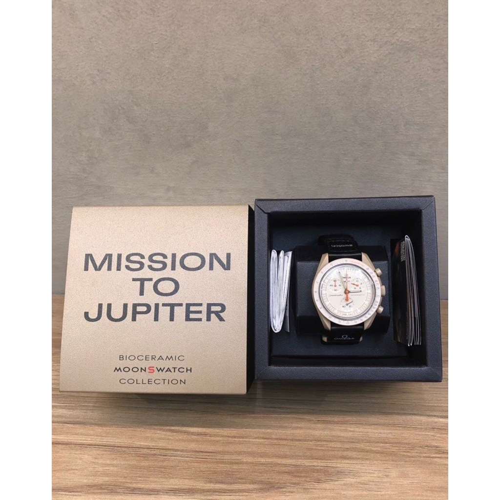 Preloved Swatch x Omega Bioceramic MoonSwatch Mission to Jupiter