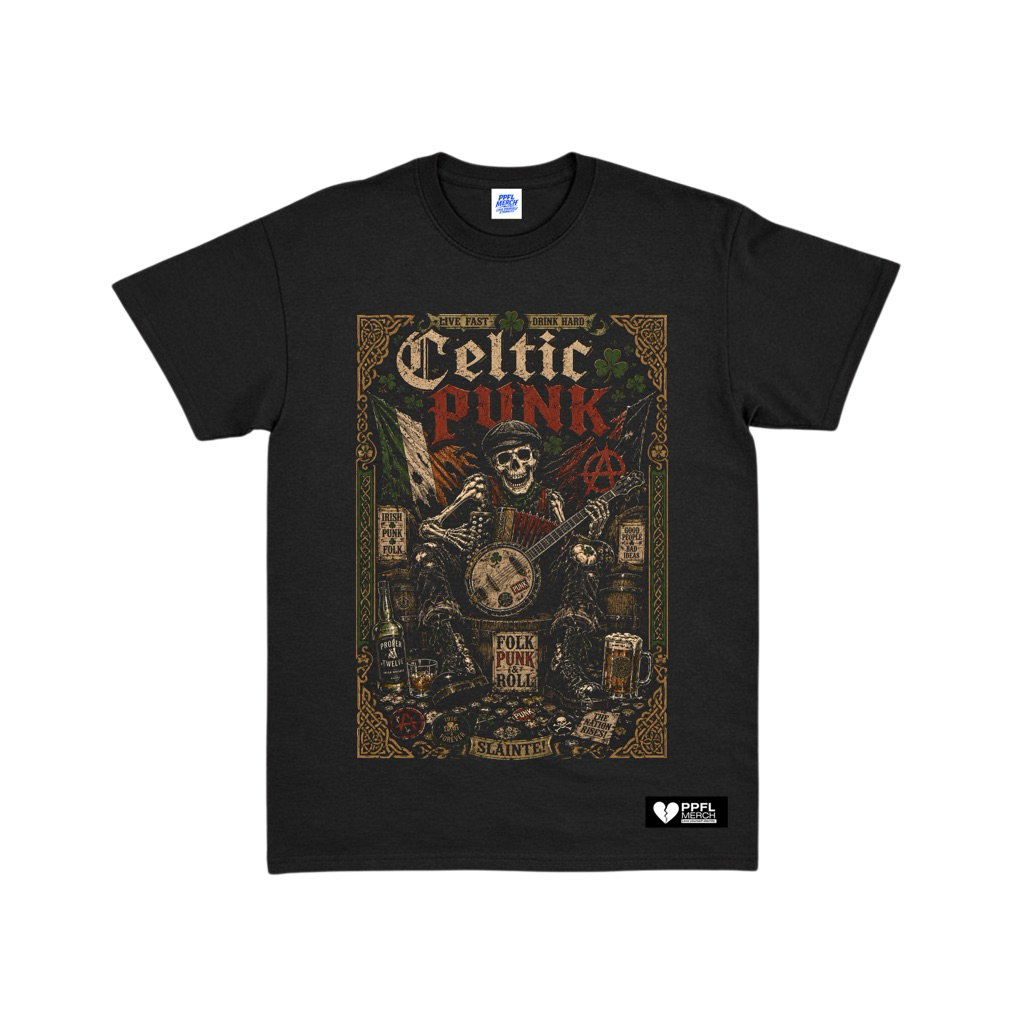 Kaos PPFL Merch Celtic Punk | Kaos Celtic Punk
