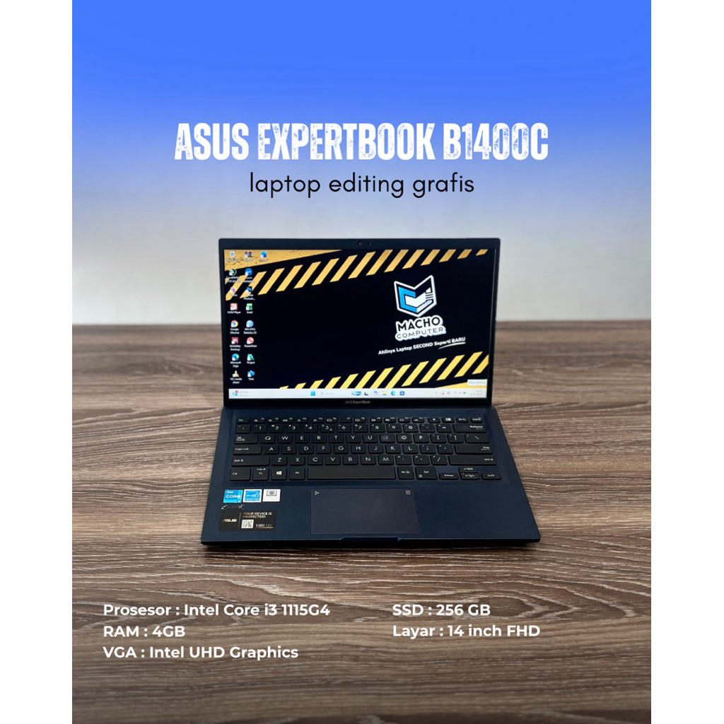 Asus ExpertBook B1400C intel core i3 1115G4