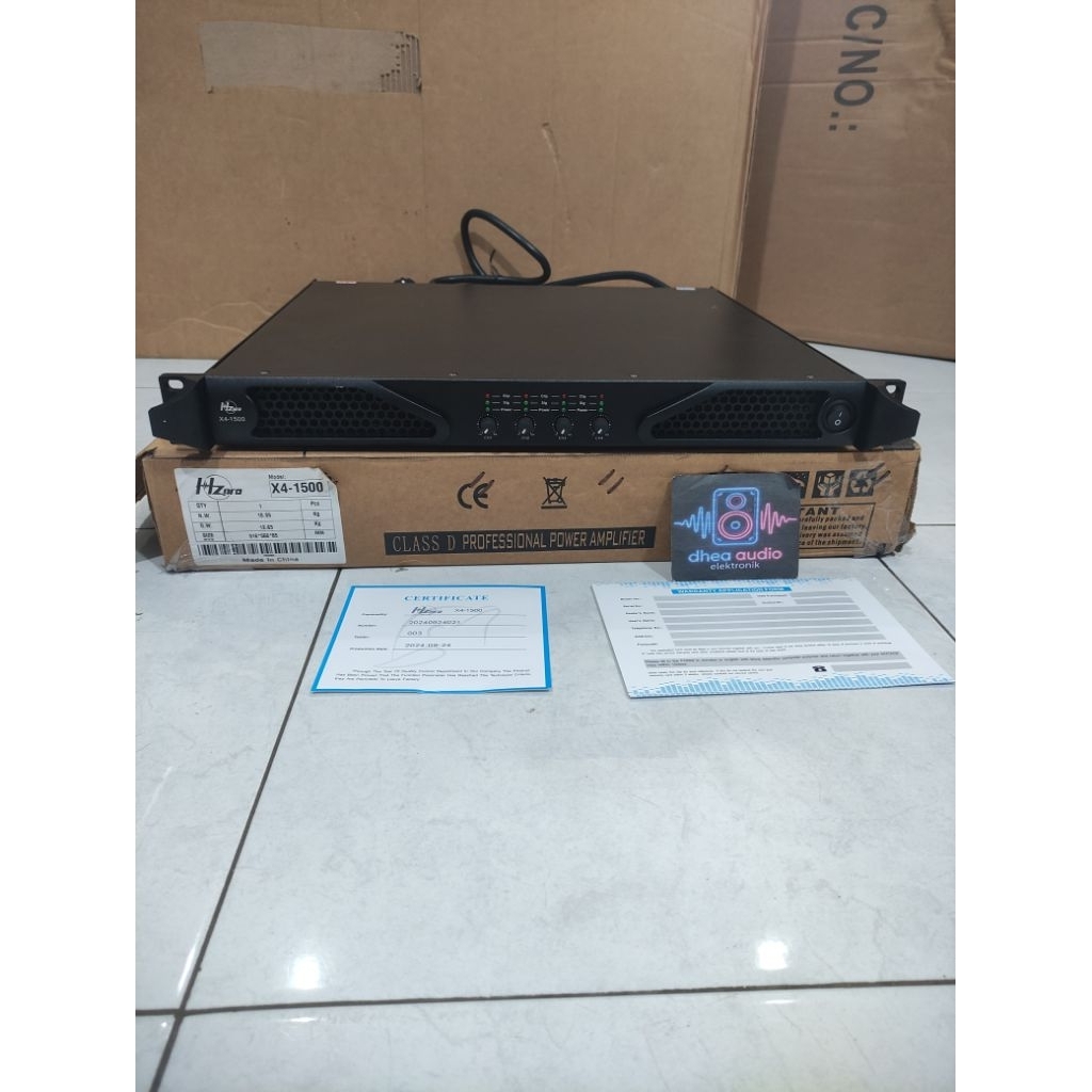 POWER AMPLIFIER HZ PRO X4-1500 4 X 1500 WATT Original 4channel Class D balap X4-1500 class D full ki
