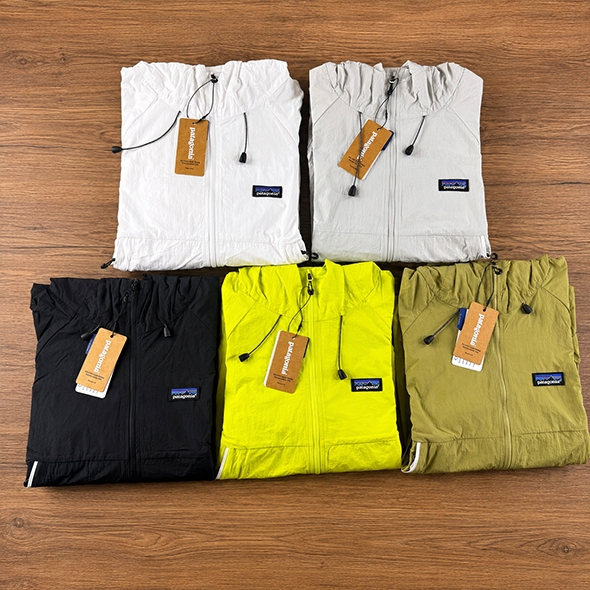 Jaket Patagonia Mountain View Hooded Windbreaker Reflective Lightweight Shell Outdoor Gorpcore