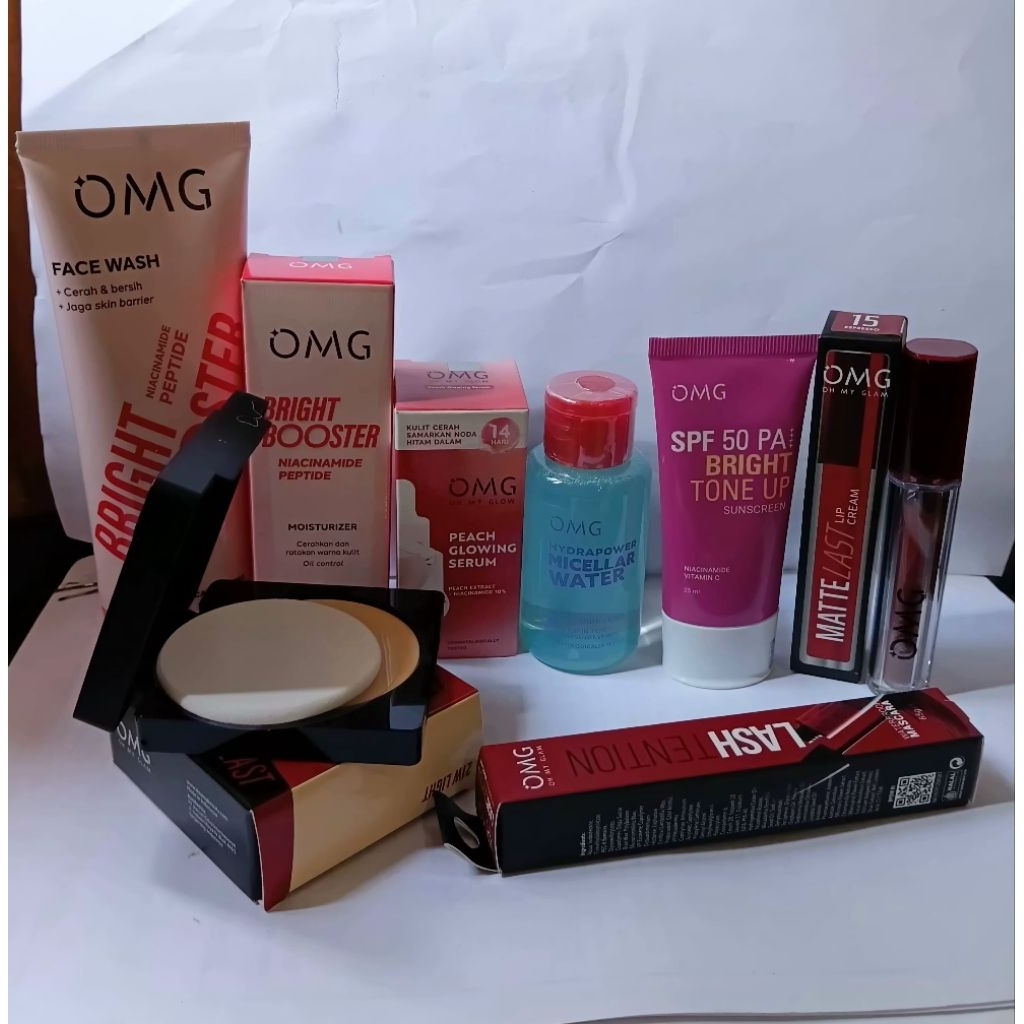 paket OMG skincare & make up lengkap perawatan kulit