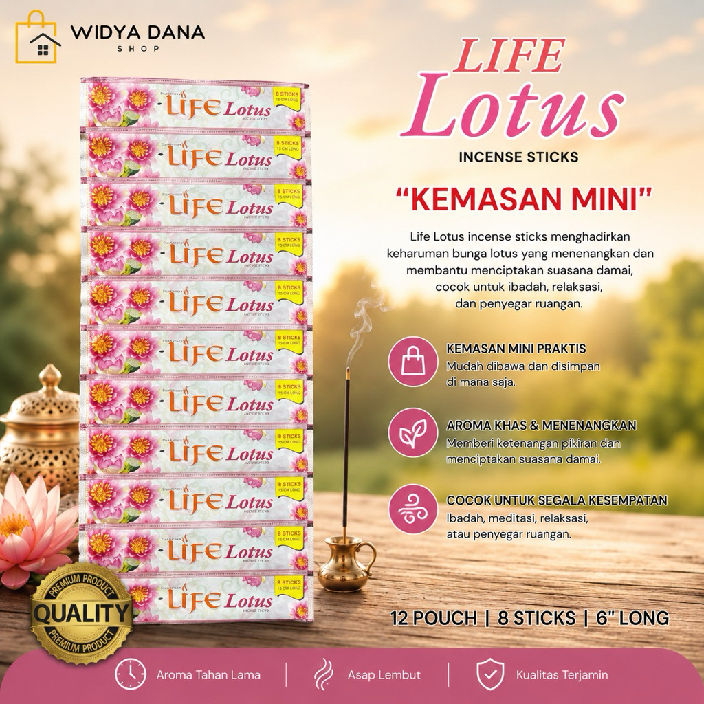 Dupa LIFE MINI RENTENG isi 12pouch | LOTUS