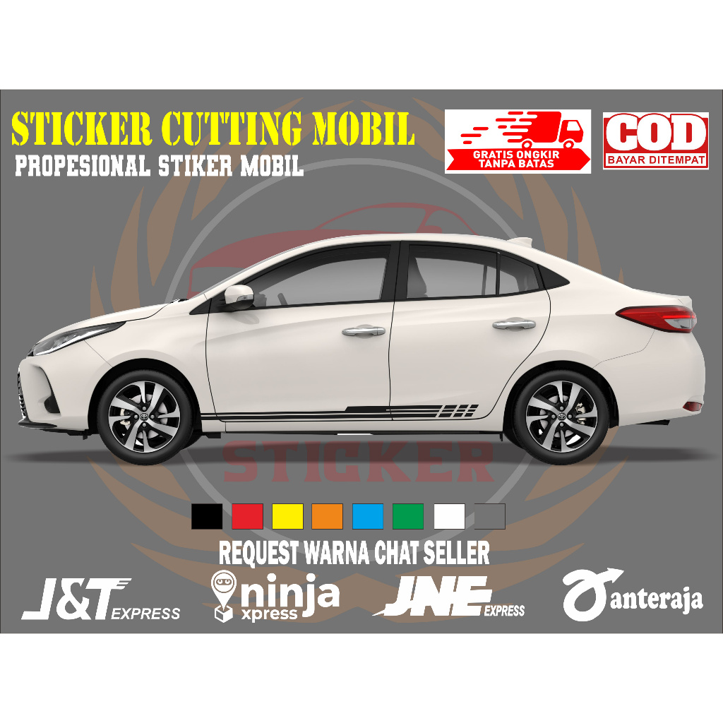 sticker mobil vios sticker mobil toyota vios stiker variasi body mobil vios sticker variasi mobil