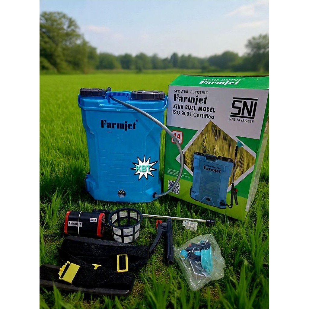 Sprayer hama pertanian elektrik 14liter FARMJET