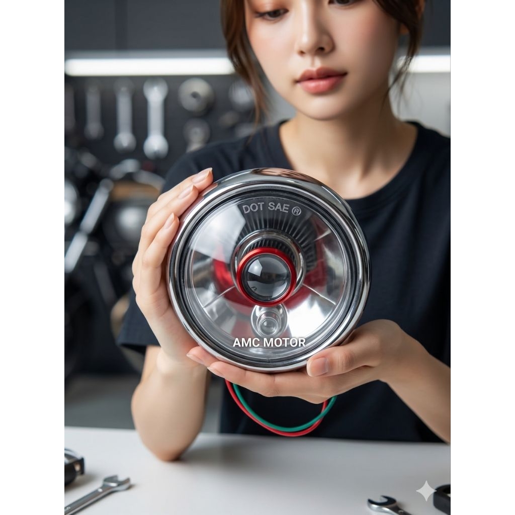reflektor C70 H4 LED laser biled mini lampu C70 LED H4