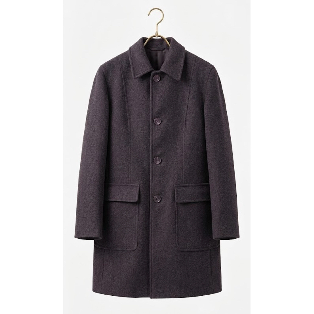 Preloved jaket coat katun dan wool