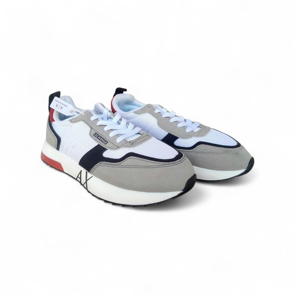 SEPATU ARMANI EXCHANGE WHITE GREY *cek deskripsi produk*