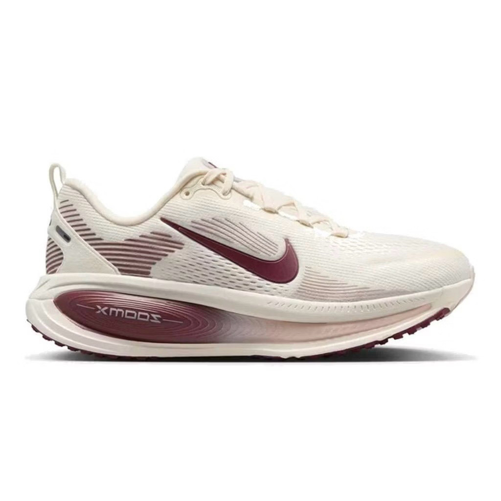 Nike Vomero 18 Pale Ivory / Dark Team Red Sepatu Running Lari Size 39 Warna Putih Maroon