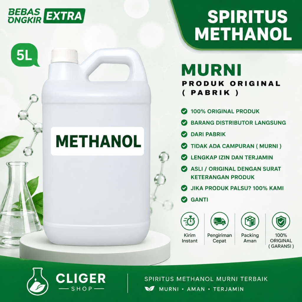 Methanol 5 Liter / Methanol ( Purity 99,99% )