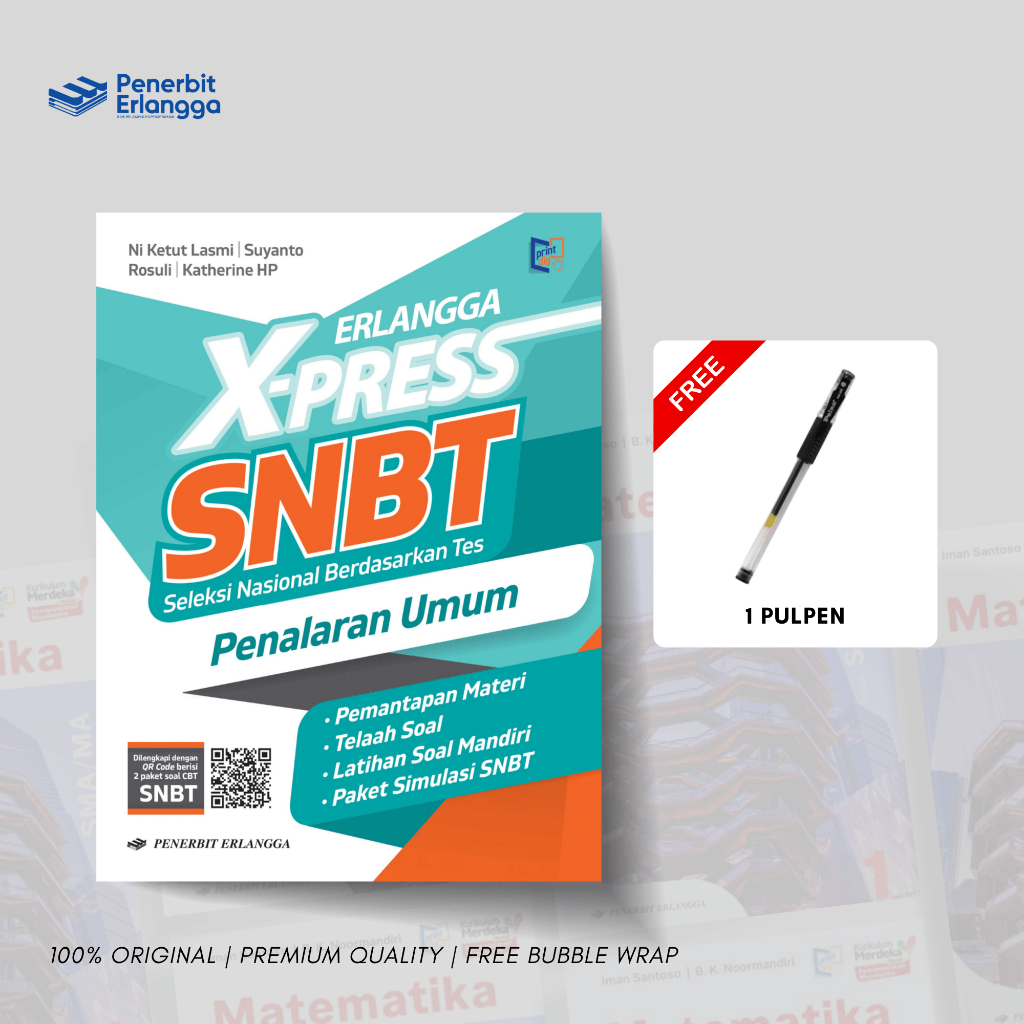ERLANGGA - BUKU ERLANGGA X-PRESS SNBT: PENALARAN UMUM