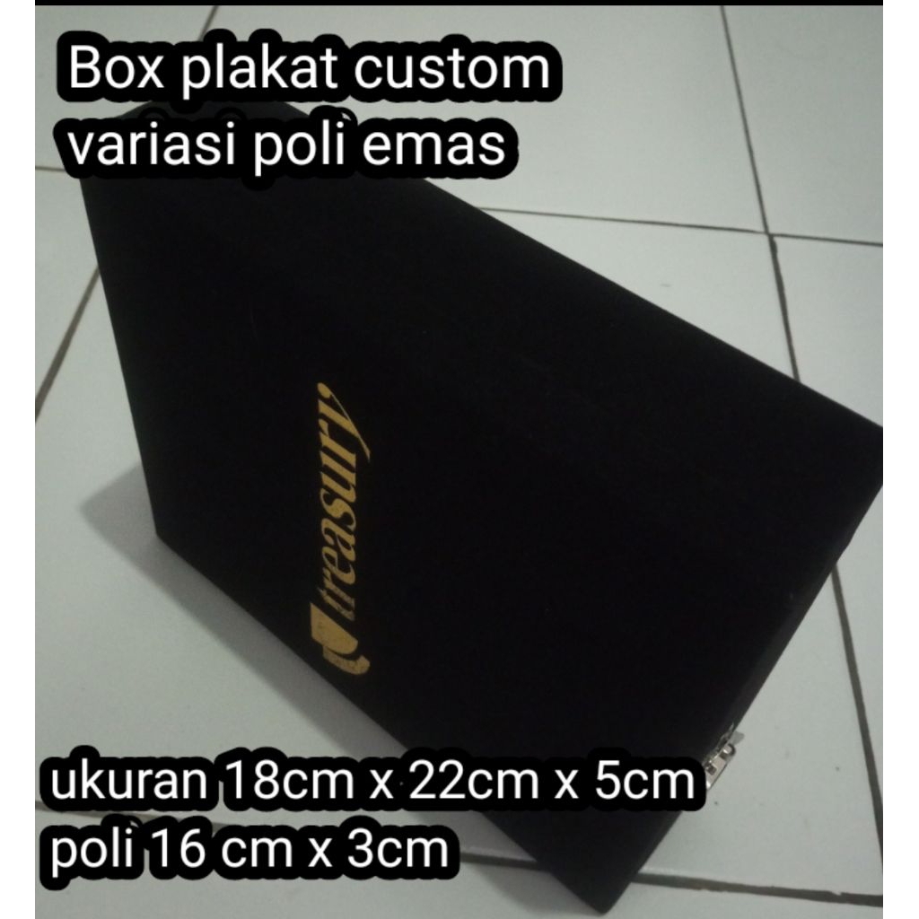 box custom poli | box plakat custom | box poli emas | box perhiasan | kotak plakat custom | box plak