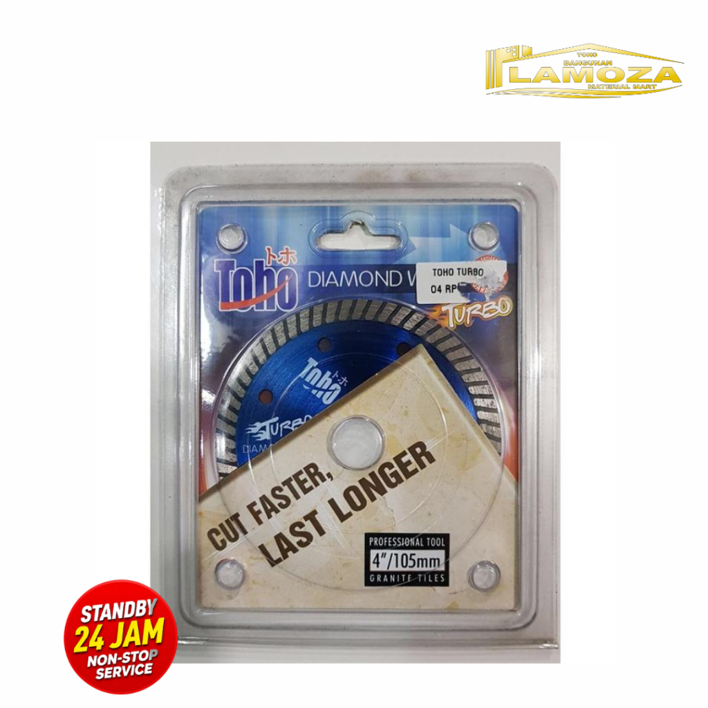 Diamond TOHO Pisau Potong Granit 4 Inch