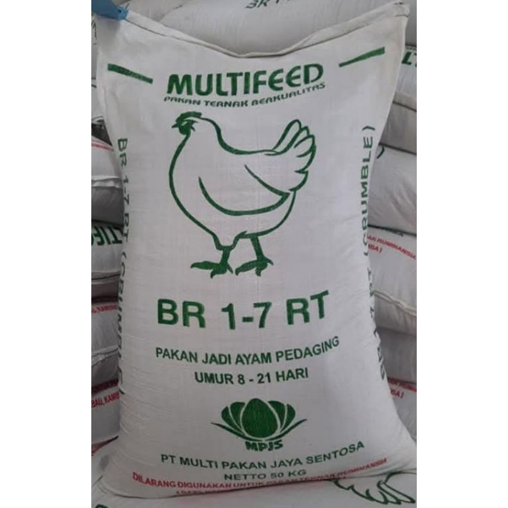 Multifeed br1-7 RT pakan ayam pedaging sekilo