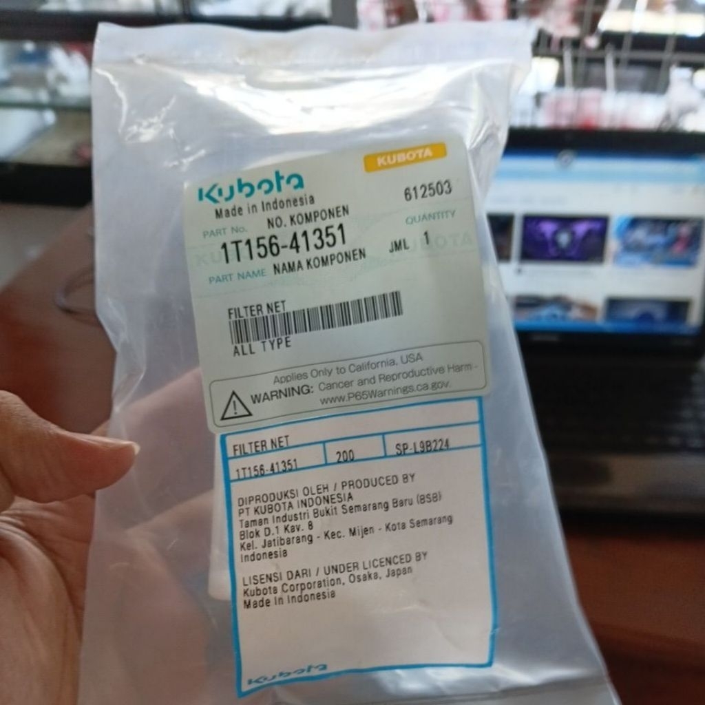 Filter Tangki Kubota RD 85