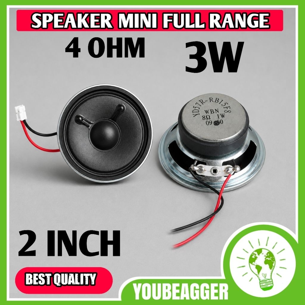 Speaker 8 ohm 1 Watt 2 Inch Baru Kualitas Bagus Dijamin Hidup