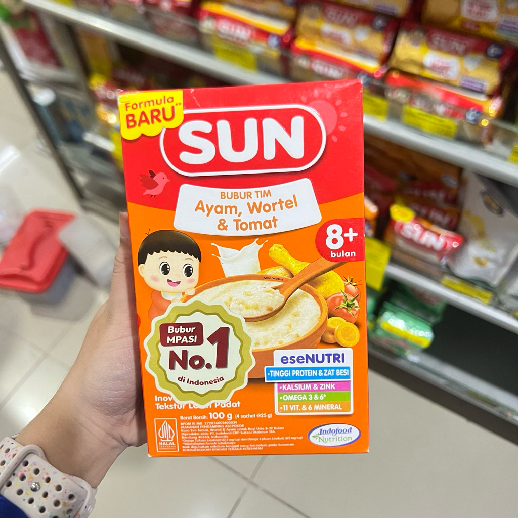 SUN Bubur Tim 100gr / Bubur Bayi 8+ / Makanan Bayi