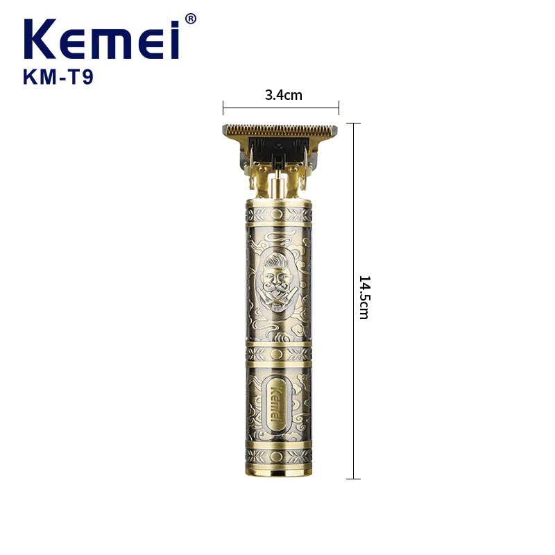 Alat Cukur Rambut Profesional/Trimmer bald hair Kemei KM-T9 Trimmer
