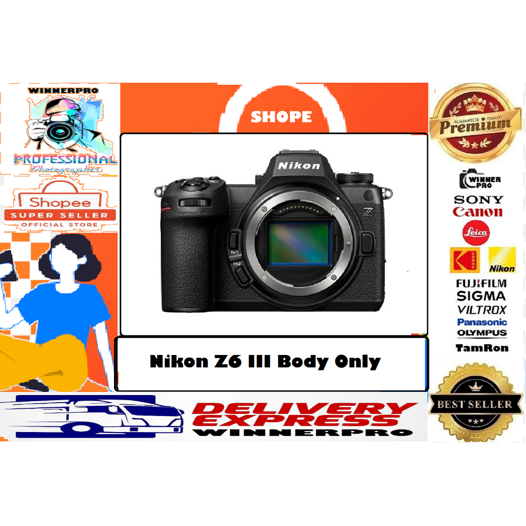 Nikon Z6 III Body Only Mirrorless Camera Nikon Z6III Nikon Z 6 Mark III