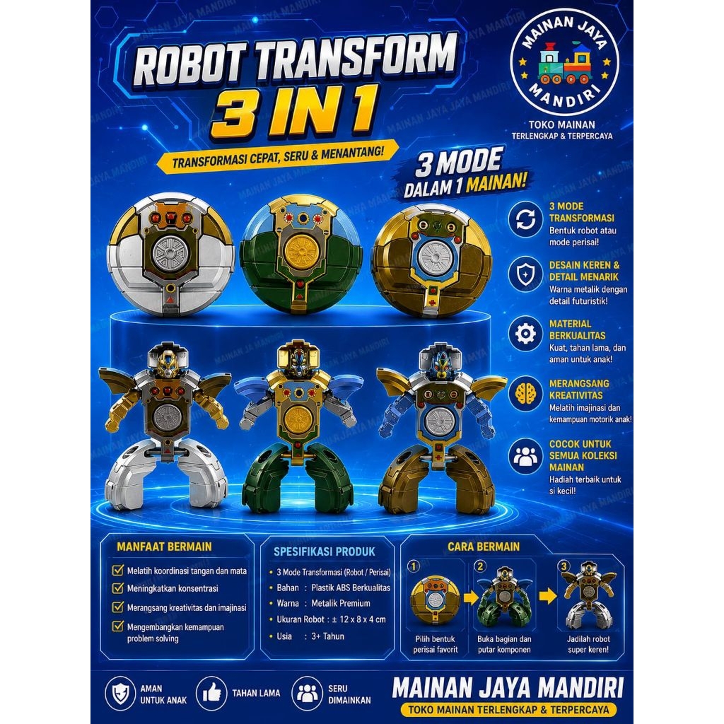 Gangsing spiner robot 3in1