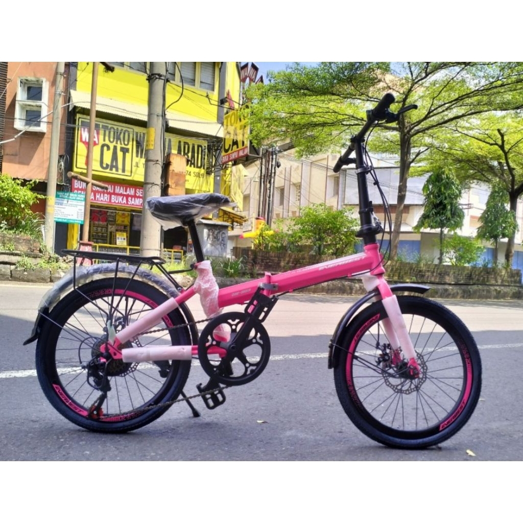 SEPEDA LIPAT EVERBEST BY PACIFIC 20 INCH CAKRAM 7SP
