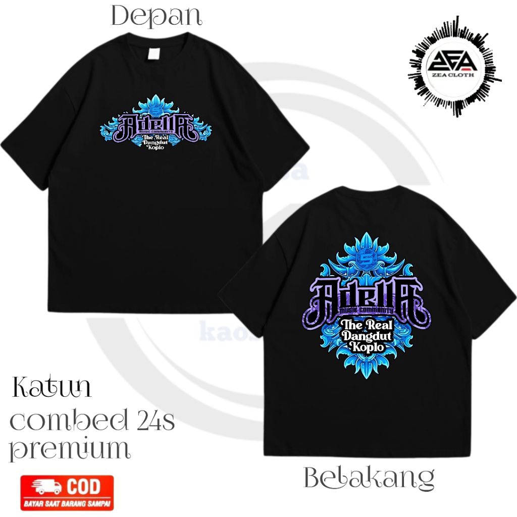 Kaos Adella AMC V5 Baju T-shirt Dangdut koplo fans adella pria wanita Premium