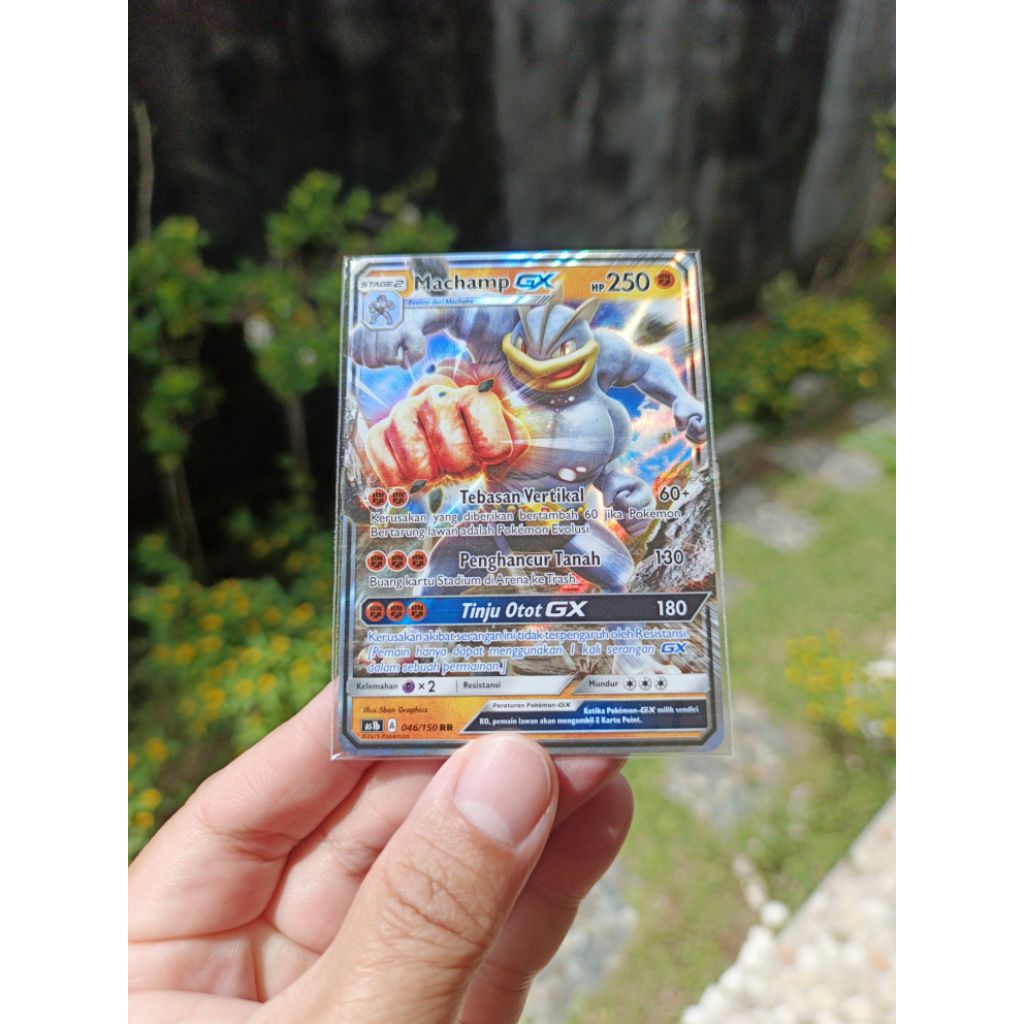 kartu pokemon Indo Holo 2019 Machamp GX
