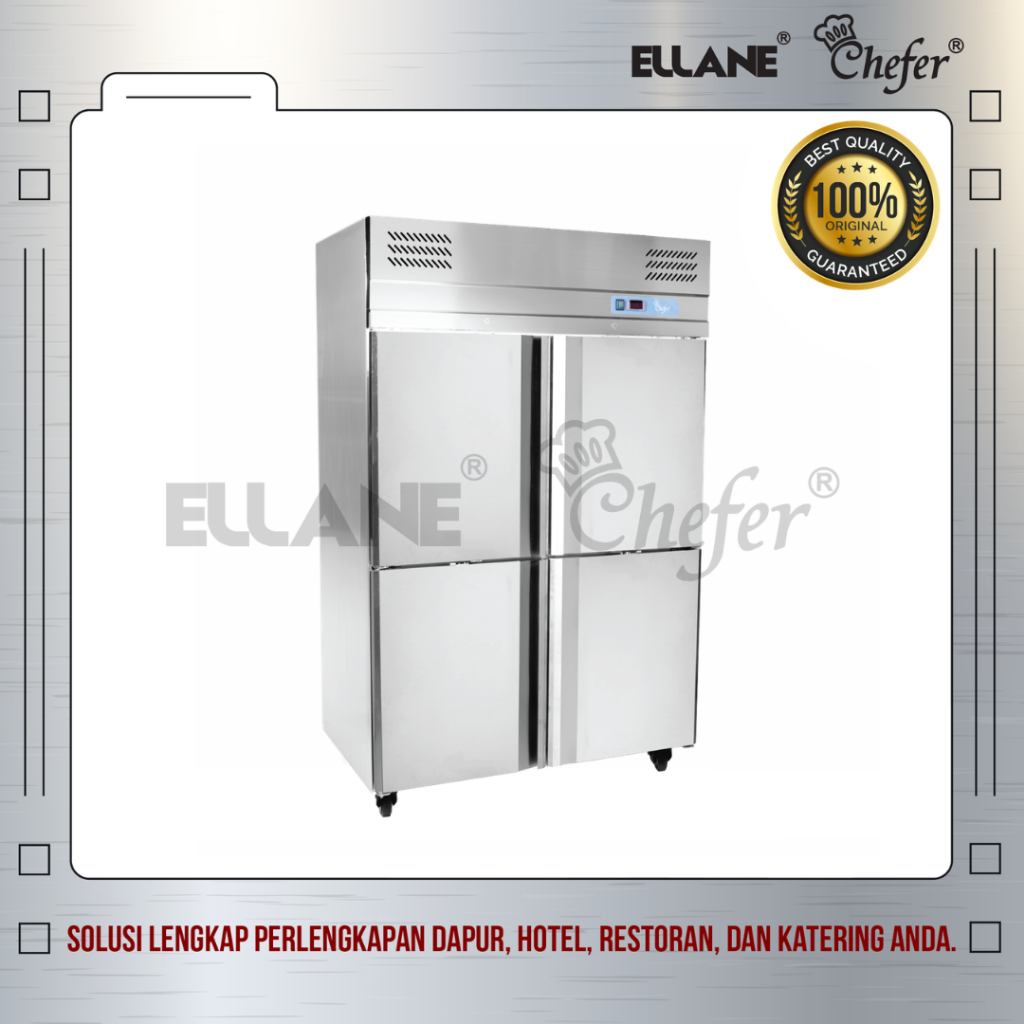 KULKAS UPRIGHT CHILLER 4 PINTU CHEFER