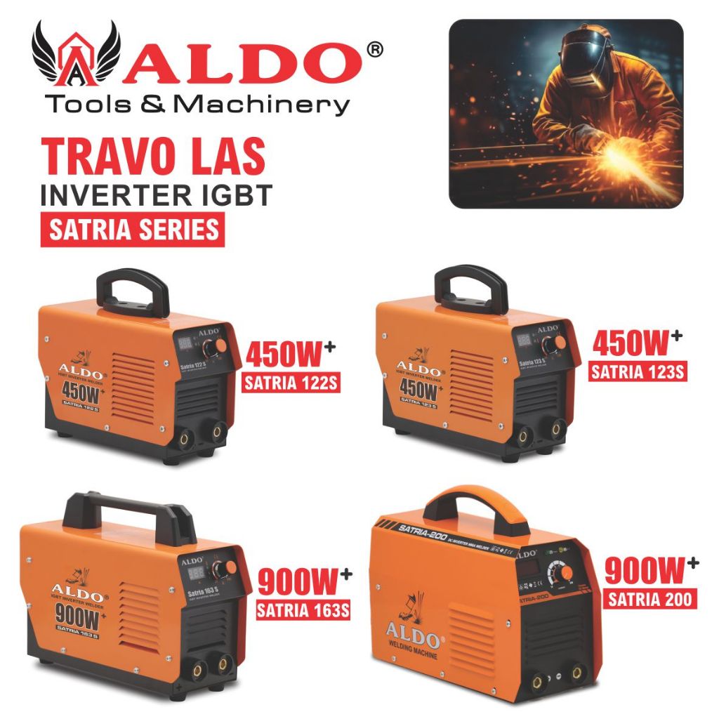 TRAVO LAS INVERTER IGBT SATRIA SERIES / MESIN LAS  IGBT / IGBT INVERTER WELDER / WELDING MACHINE  / 