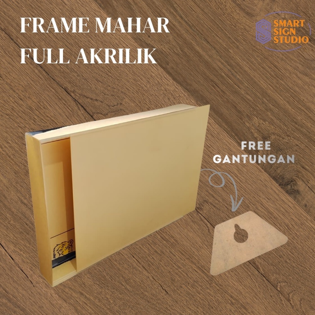 Frame Mahar Full Akrilik | Bingkai Mahar Full Akrilik