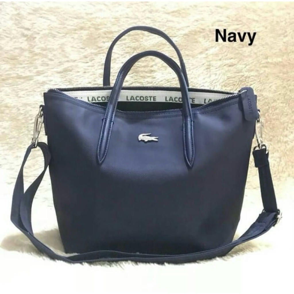 Tas Lacoste Original 100% Navy