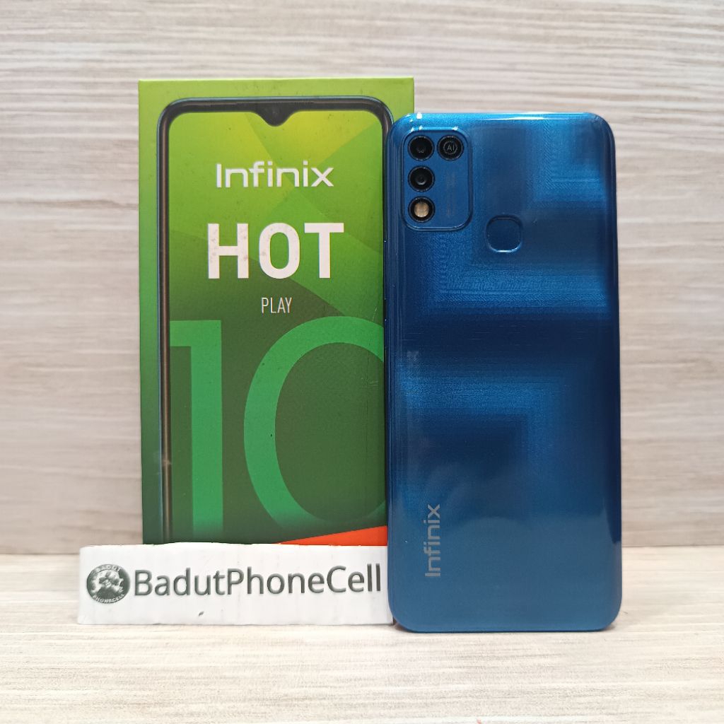 INFINIX HOT 10 PLAY 4/64GB HANDPHONE SECOND BEKAS FULLSET