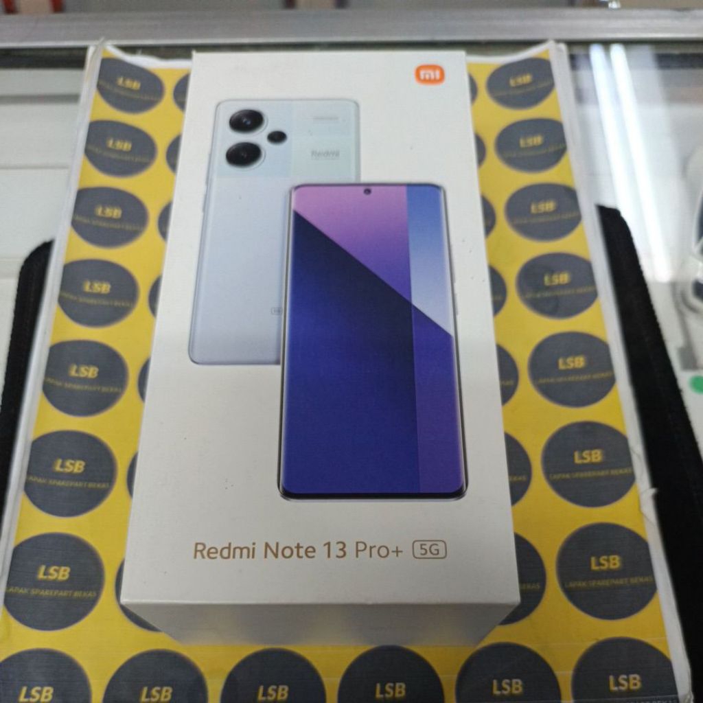 DUS BOX HANDPHONE XIAOMI REDMI NOTE 13 PRO PLUS MIGNIGHT BLACK ORIGINAL BEKAS