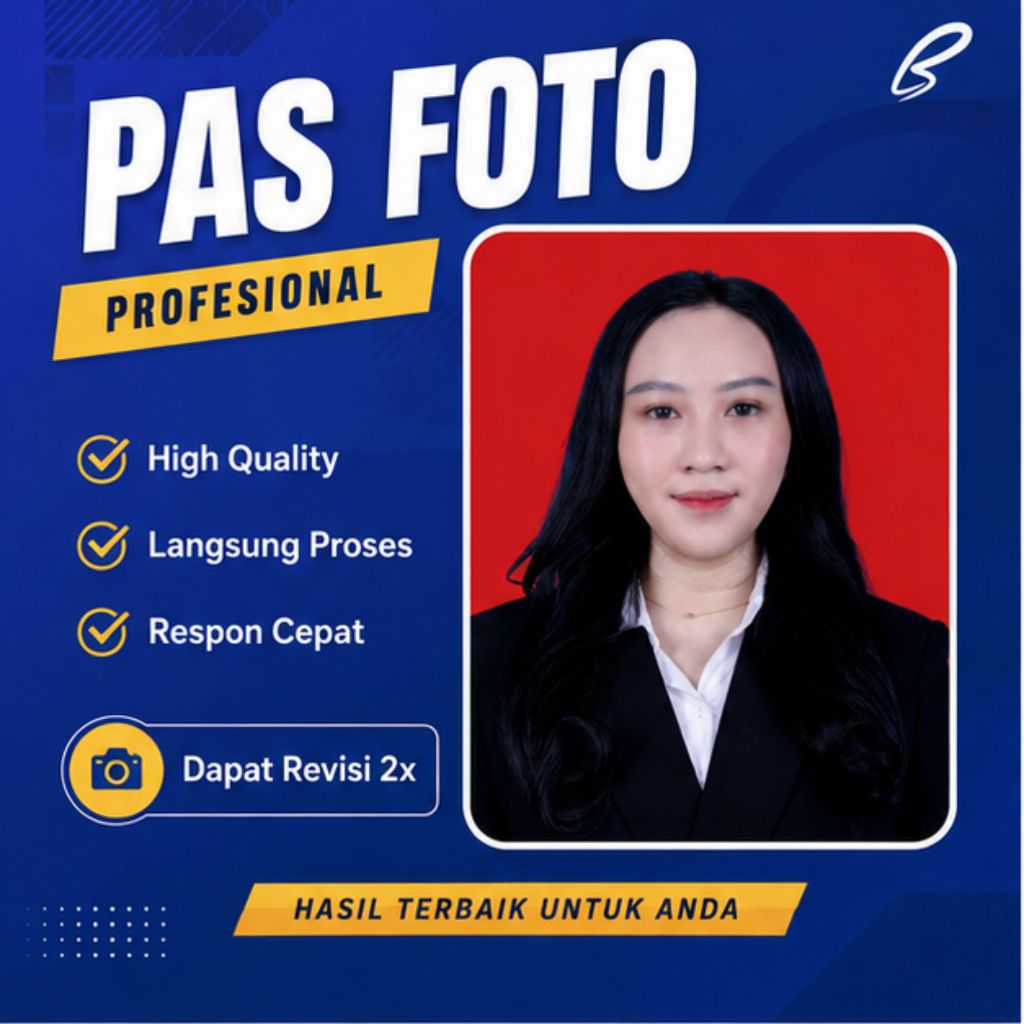 JASA EDIT DAN CETAK PAS FOTO IJAZAH