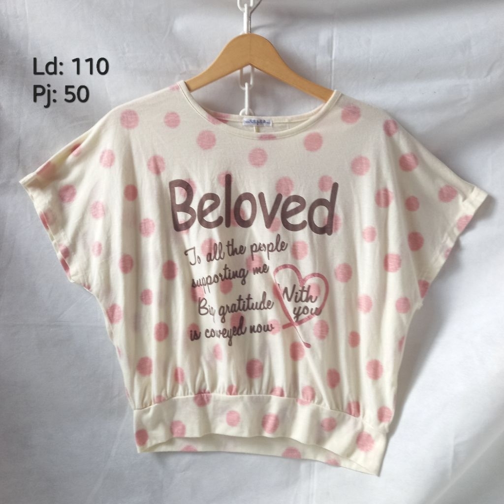 [CLEARANCE] COLZA KAOS BLOUSE LD:110 PJ:50