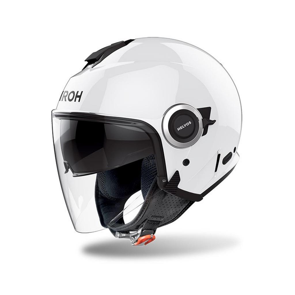 AIROH HELYOS WHITE GLOSS HELMET HALF FACE AIROH ORIGINAL HELM AIROH