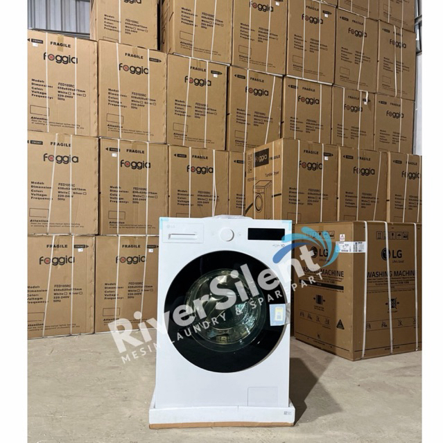 mesin cuci frontloading LG 18kg | mesin laundry