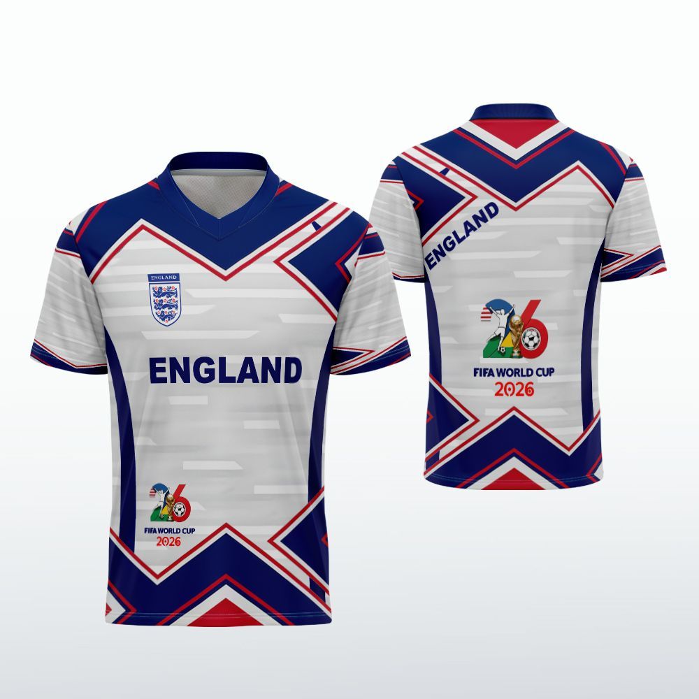 kaos pria jersey england piala dunia 2026 // baju england desain printing free custom