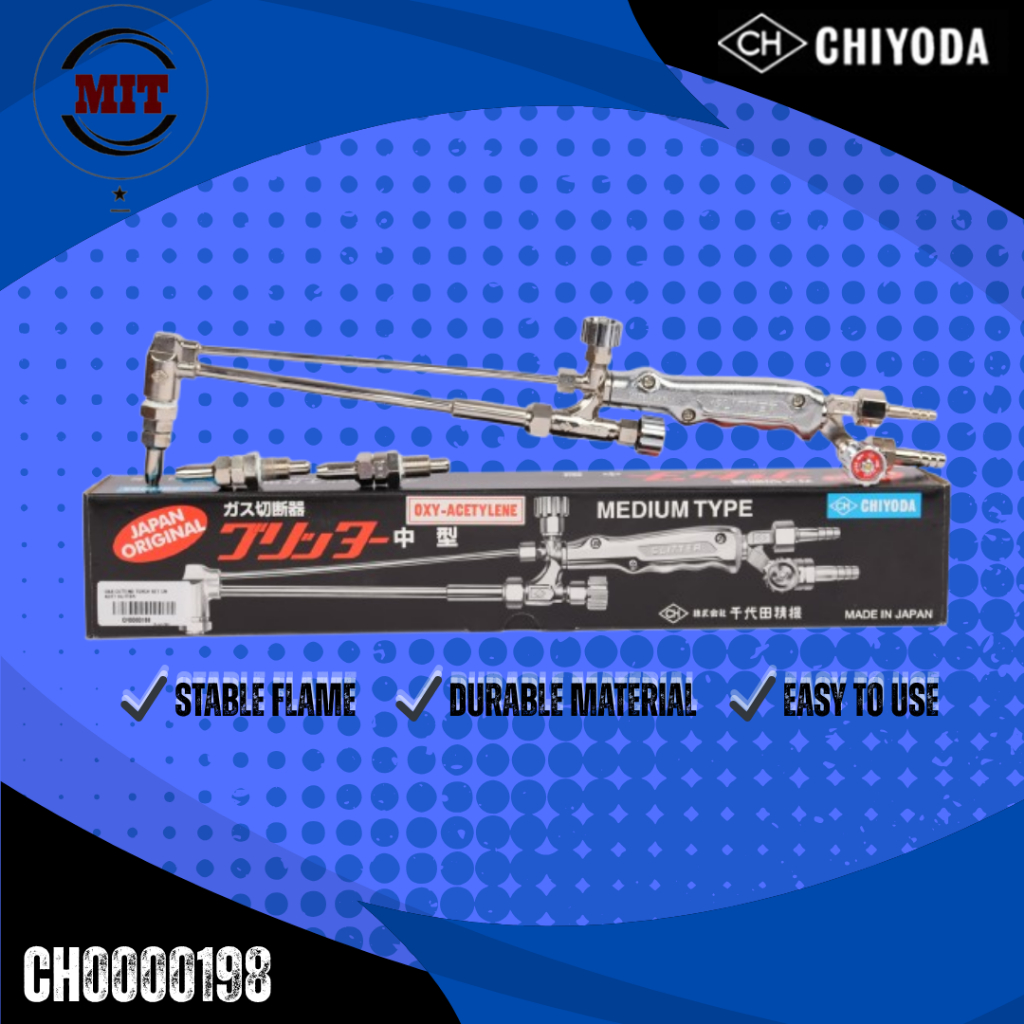 Glitter Gas Welding Torch Set MW Chiyoda For Acetylene #CH0000198